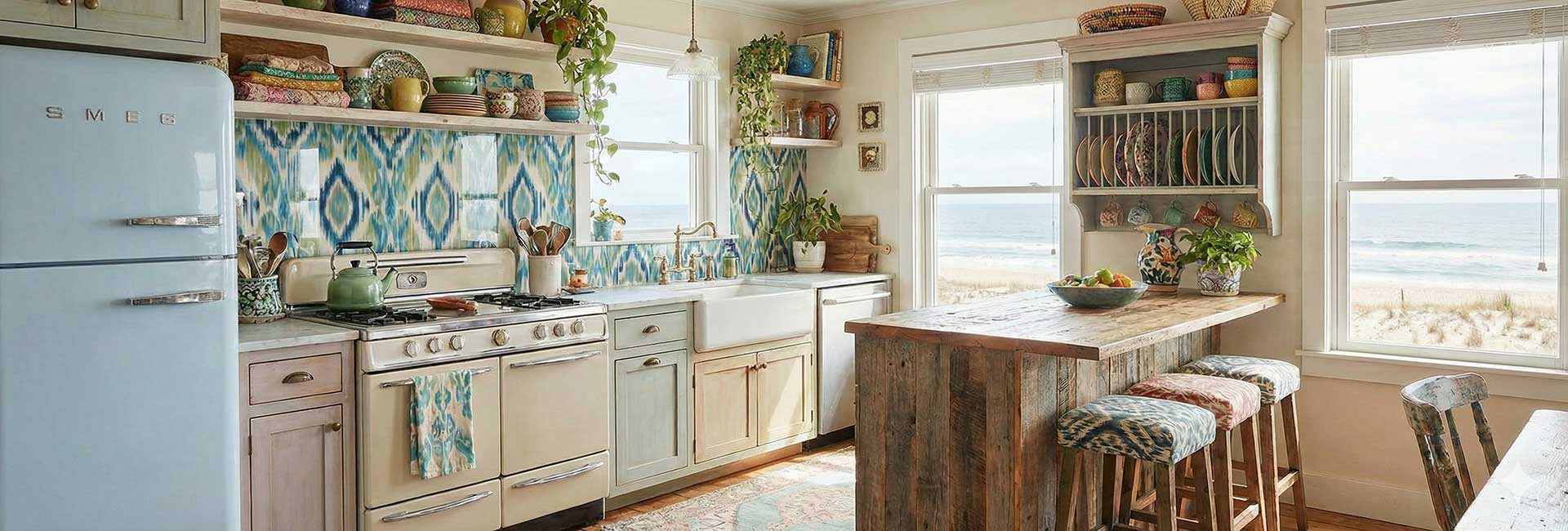 Boho Kitchen Backsplash