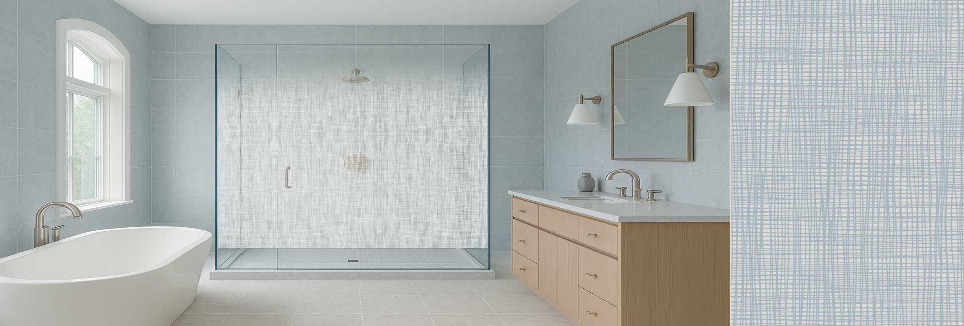 Printed Privacy Glass Jute